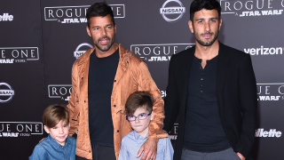 Ricky Martin, Matteo Martin, Valentino Martin y Jwan Yosef llegan al "Rogue Uno: Estreno Mundial de la Historia de una Guerra de las Galaxias el 10 de diciembre de 2016 en Hollywood