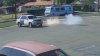 Insólito video: osito de peluche explota en pleno estacionamiento
