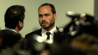 Carlos Bolsonaro, hijo del expresidente de Brasil.