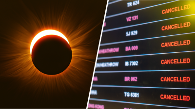 El eclipse solar total podría retrasar tu vuelo: entérate por qué