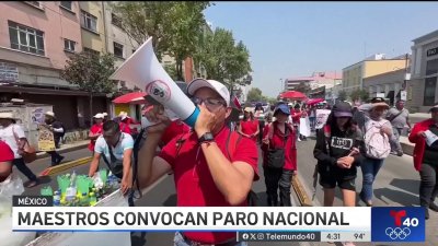 México: maestros convocan a paro nacional en su día