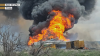 Federales investigan descarrilamiento de tren en llamas en Nuevo México