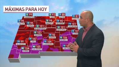 ¡Cuidado con el calor! Pronostican temperaturas sobre los 105 grados para hoy