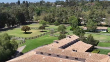 The Willow Creek Estate in Rancho Santa Fe features 77 acres of land. 