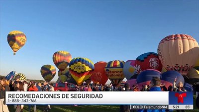 Recomedaciones de seguridad durante la Fiesta Internacional de los Globos