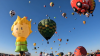 Uno por uno, los globos de formas especiales que se presentarán en el Balloon Fiesta