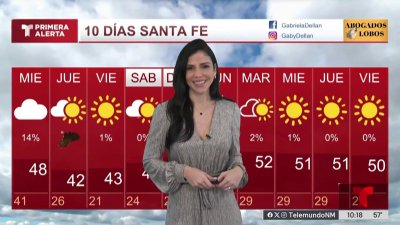 Pronóstico del tiempo extendido de 10 días desde el 27 de noviembre