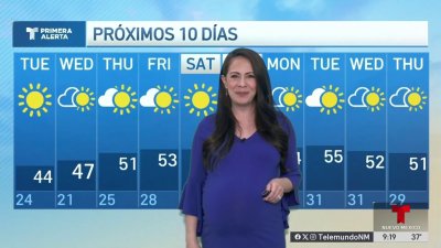 Pronóstico del tiempo para el 10 de diciembre: Día frío y mayormente soleado