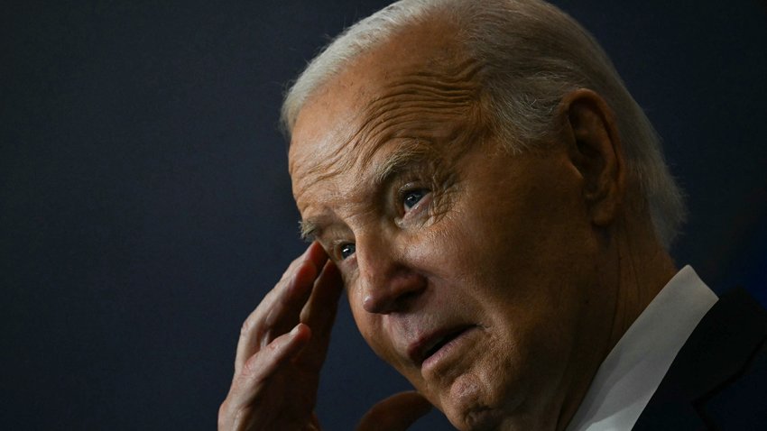 US President Joe Biden speaks at the Labor Department in Washington, DC, on December 16, 2024. (Photo by Jim WATSON / AFP) (Photo by JIM WATSON/AFP via Getty Images)