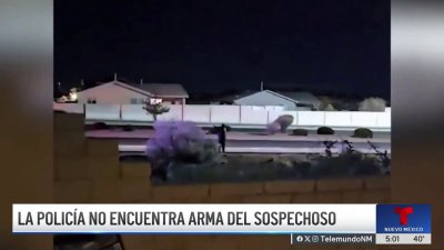 Policía de Rio Rancho no encuentra arma del sospechoso