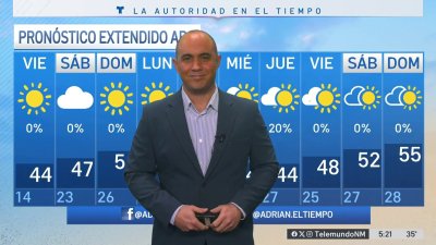 Pronóstico del tiempo 23 de enero