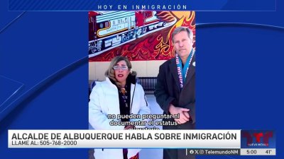 Alcalde de Albuquerque habla sobre inmigración