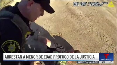 Arrestan a menor de edad prófugo de la justicia