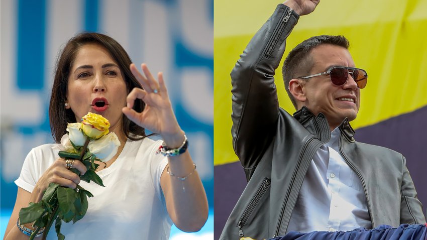 Daniel Noboa y Luisa González