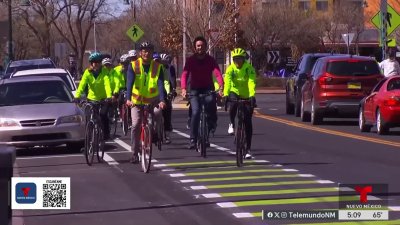 Nuevos espacios viales para ciclistas en Albuquerque