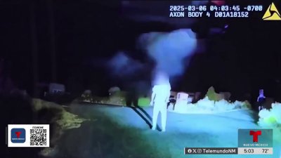 Imágenes de mortal enfrentamiento en Albuquerque