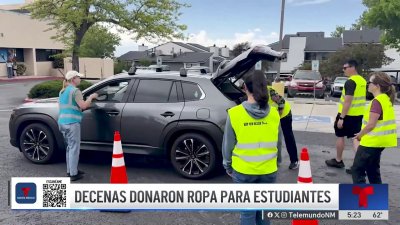Donaciones de ropa para estudiantes de APS