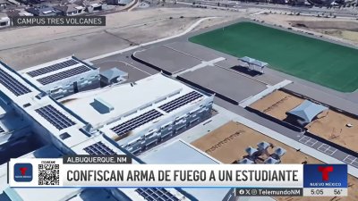 Detienen a estudiante con una pistola en la escuela