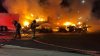 Choque e incendio de tráiler cierra carriles de la I-40 en Albuquerque